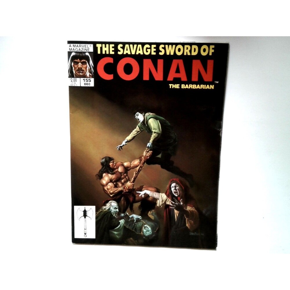 Savage Sword of Conan The Barbarian #155 Marvel 1989 Earl Norem Cover